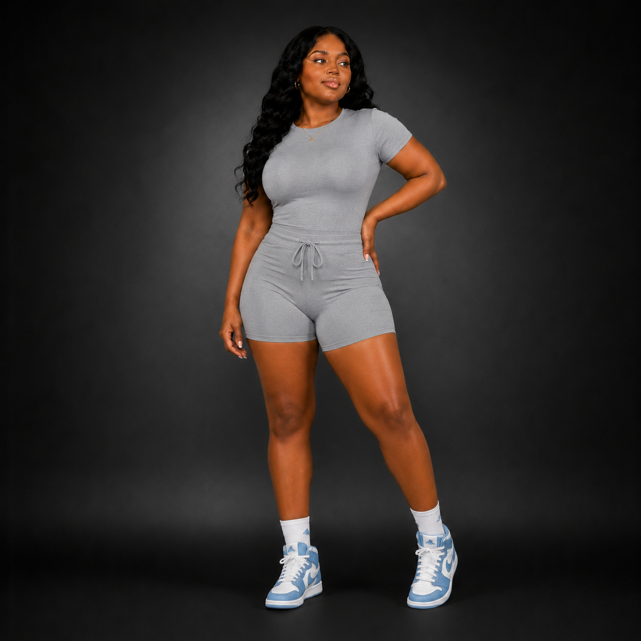 Two Piece Short Jogger Set