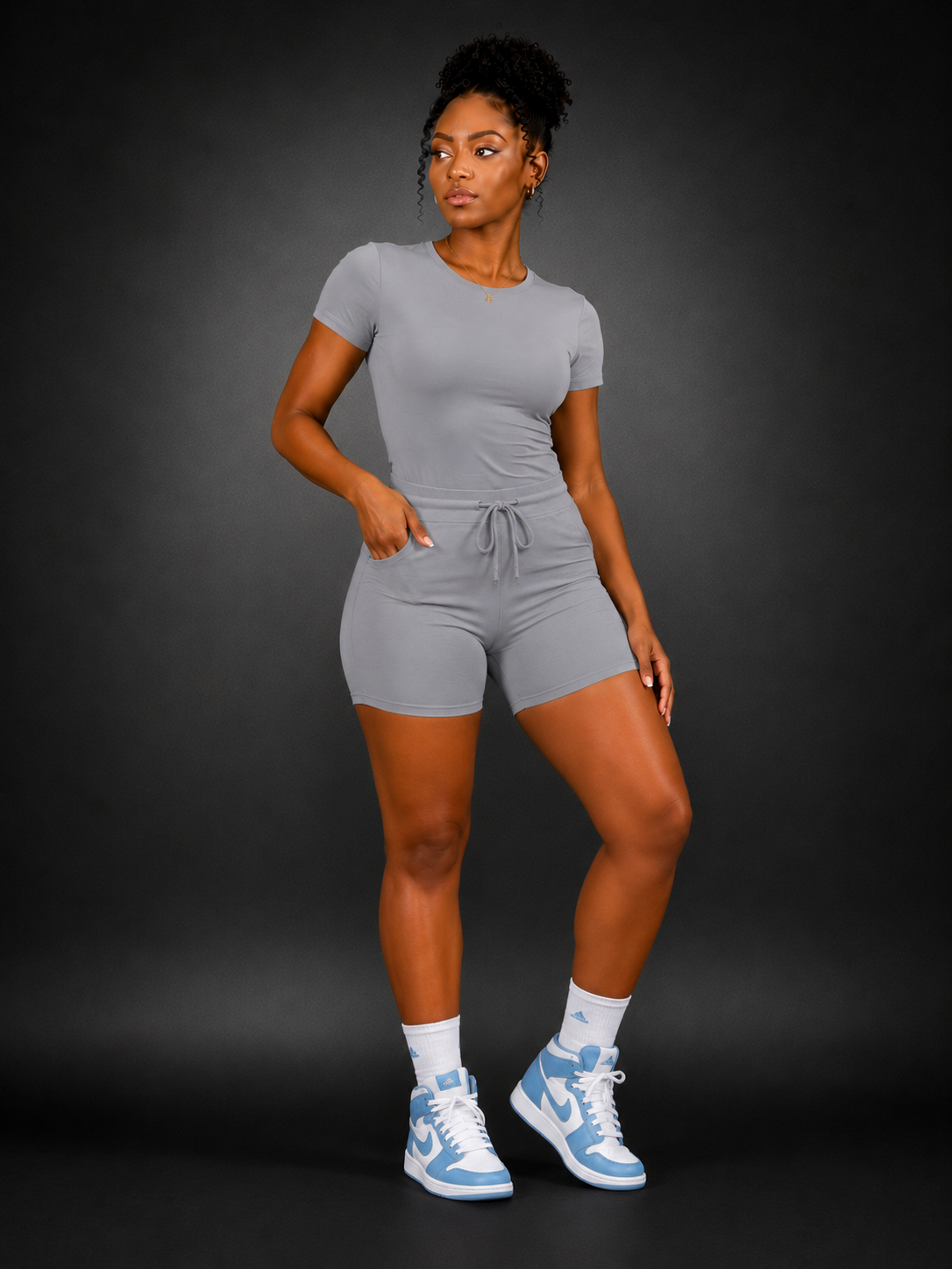 Two Piece Short Jogger Set