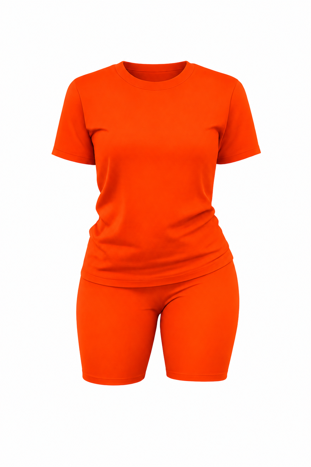 Two Piece Biker Short Set