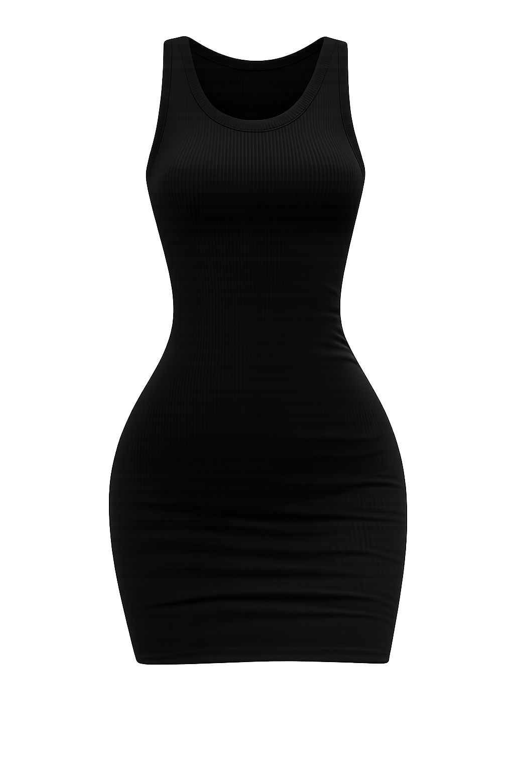 Ribbed Tank Dress