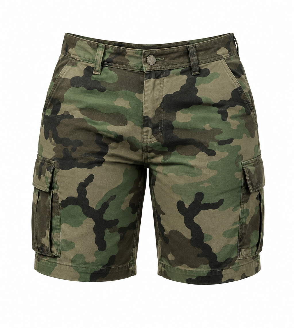 Women cargo shorts with pockets