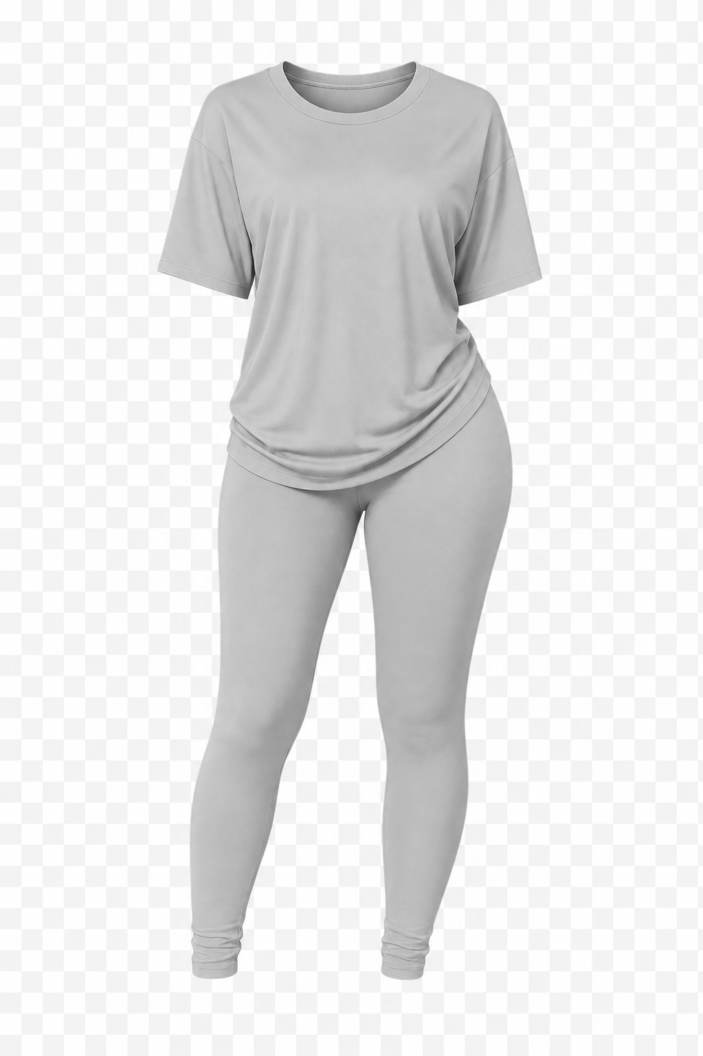 Two piece drop shoulder legging set