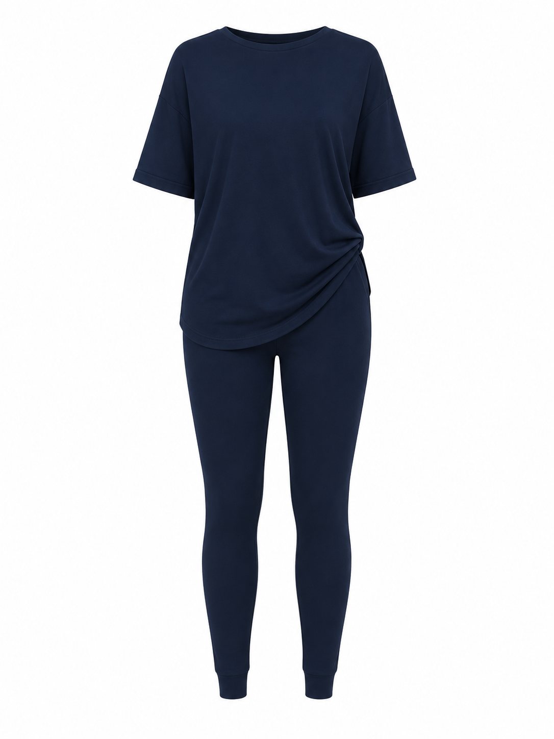 Two piece drop shoulder legging set