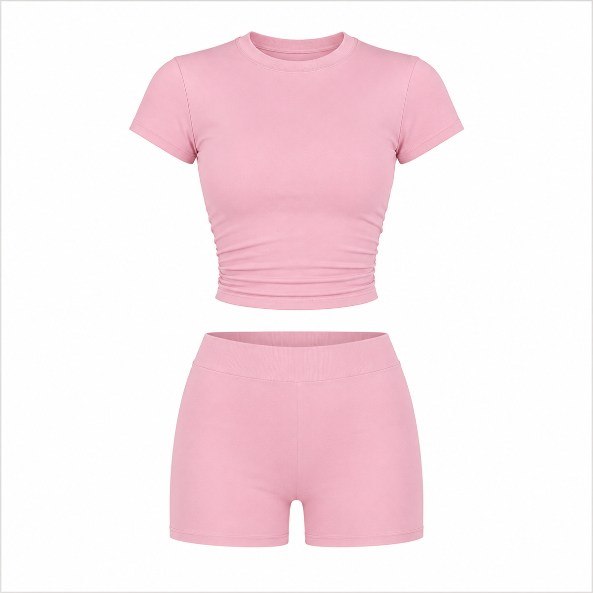 Short Matching Two-Piece Set