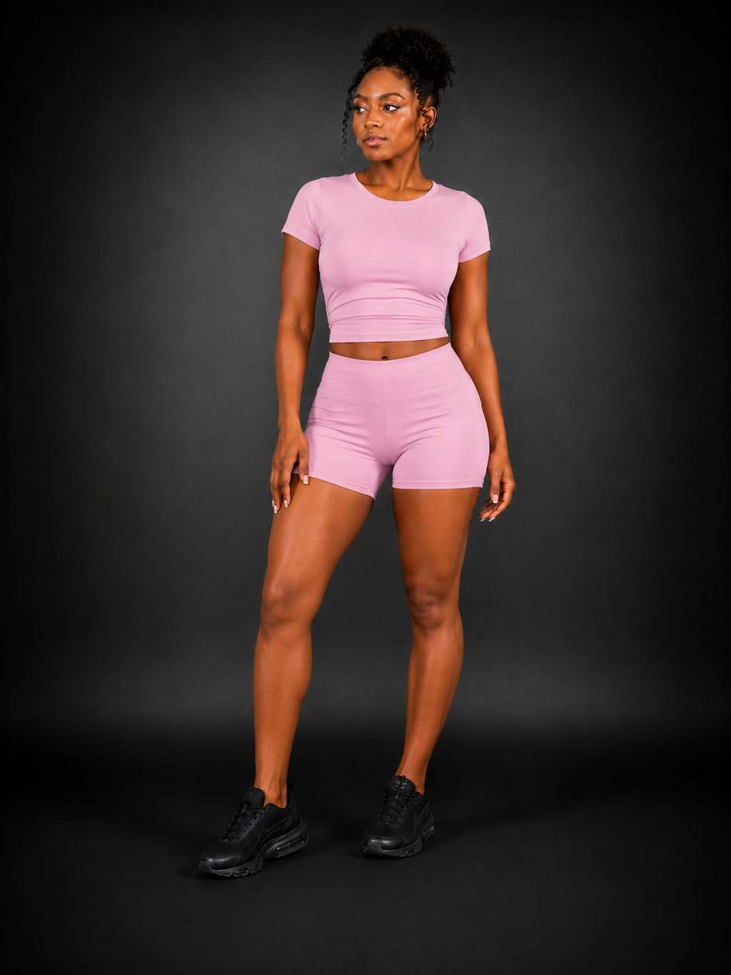 Short Matching Two-Piece Set