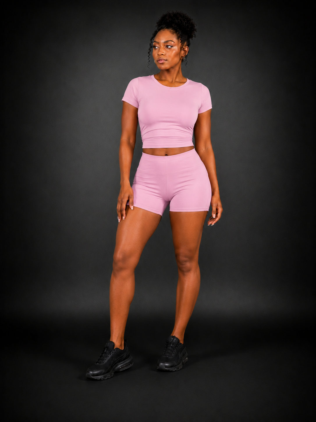 Short Matching Two-Piece Set