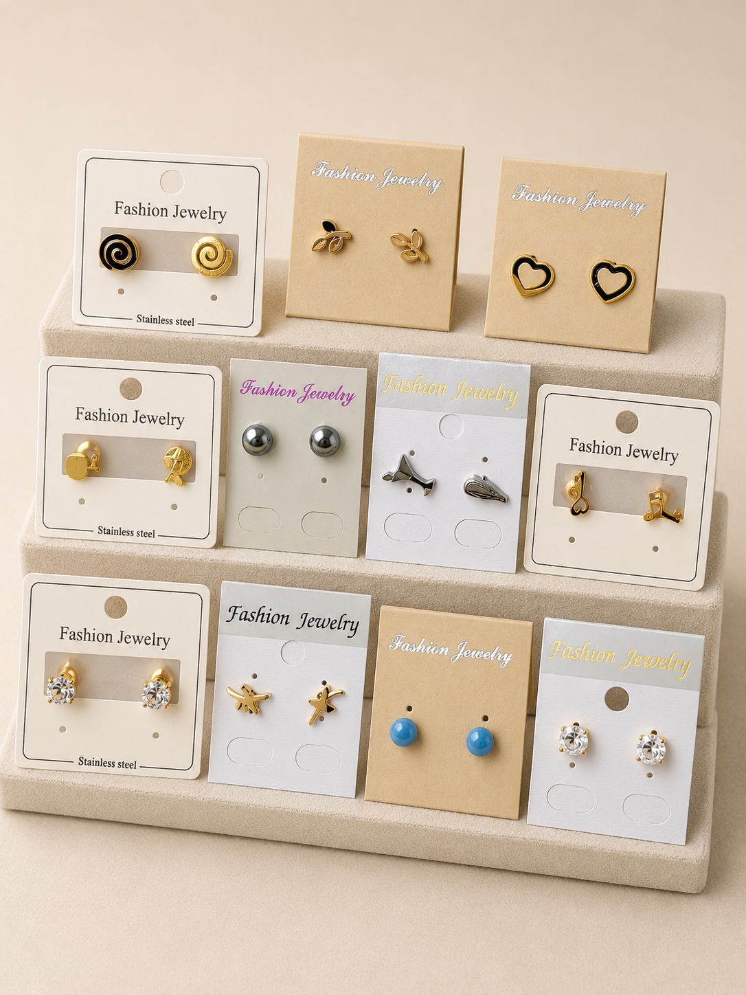 Stud earrings variety pack