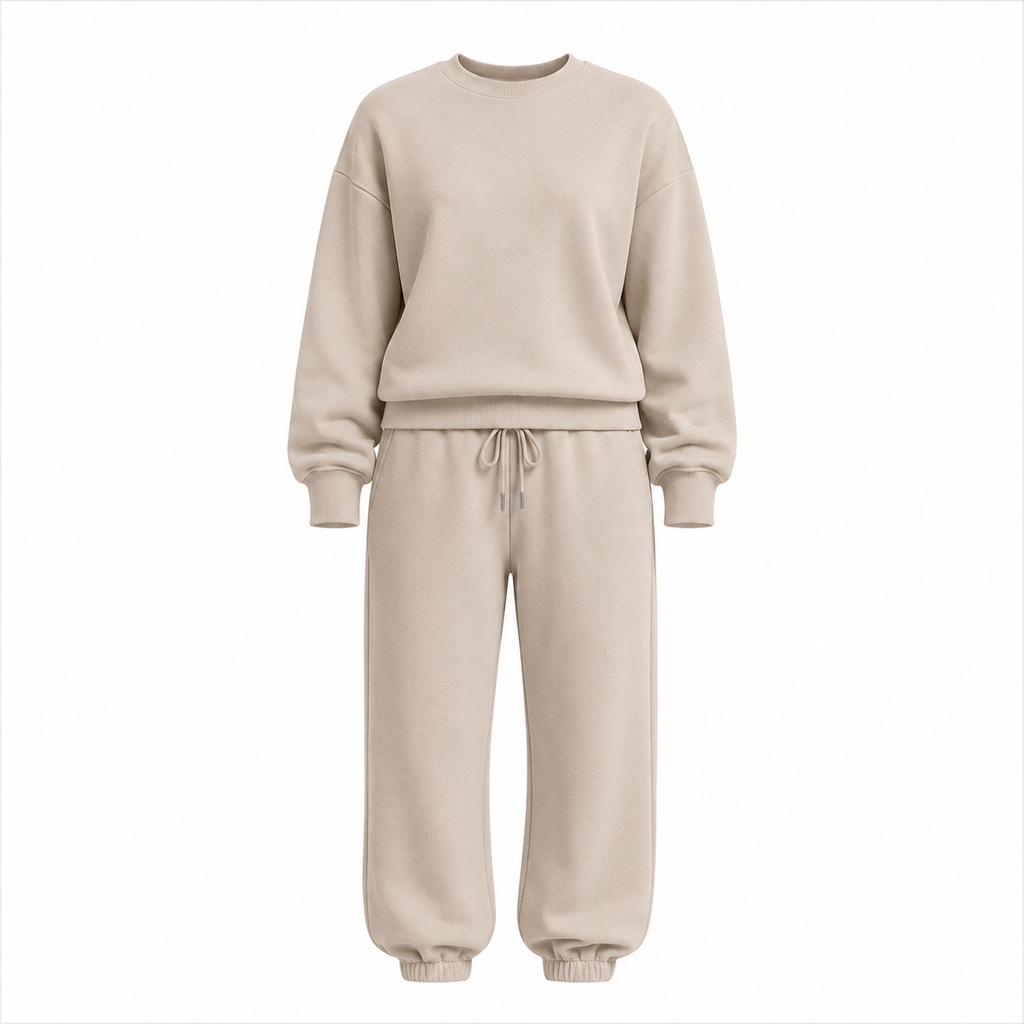 Two-Piece Crewneck Sweatsuit