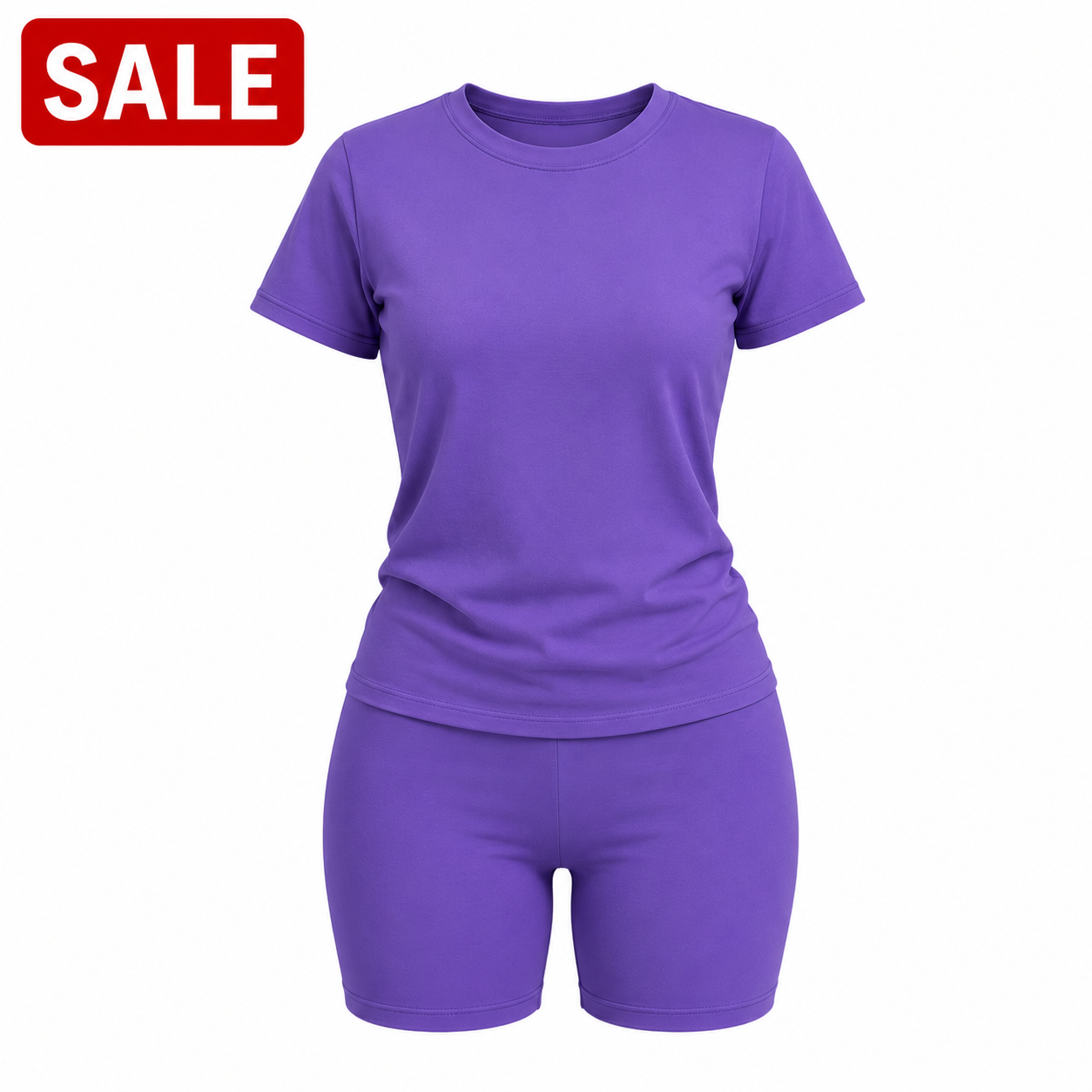 Two Piece Biker Short Set