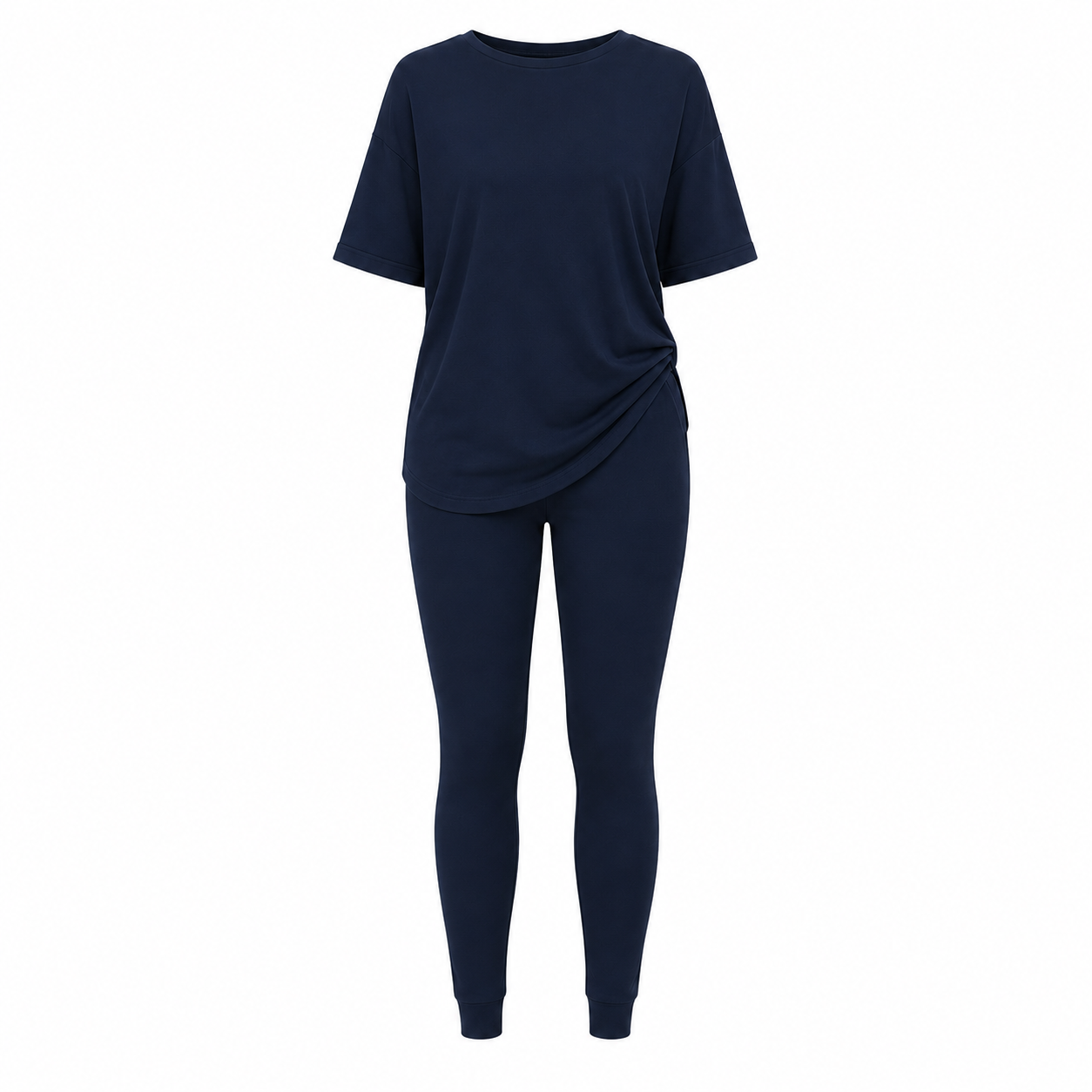 Two piece drop shoulder legging set