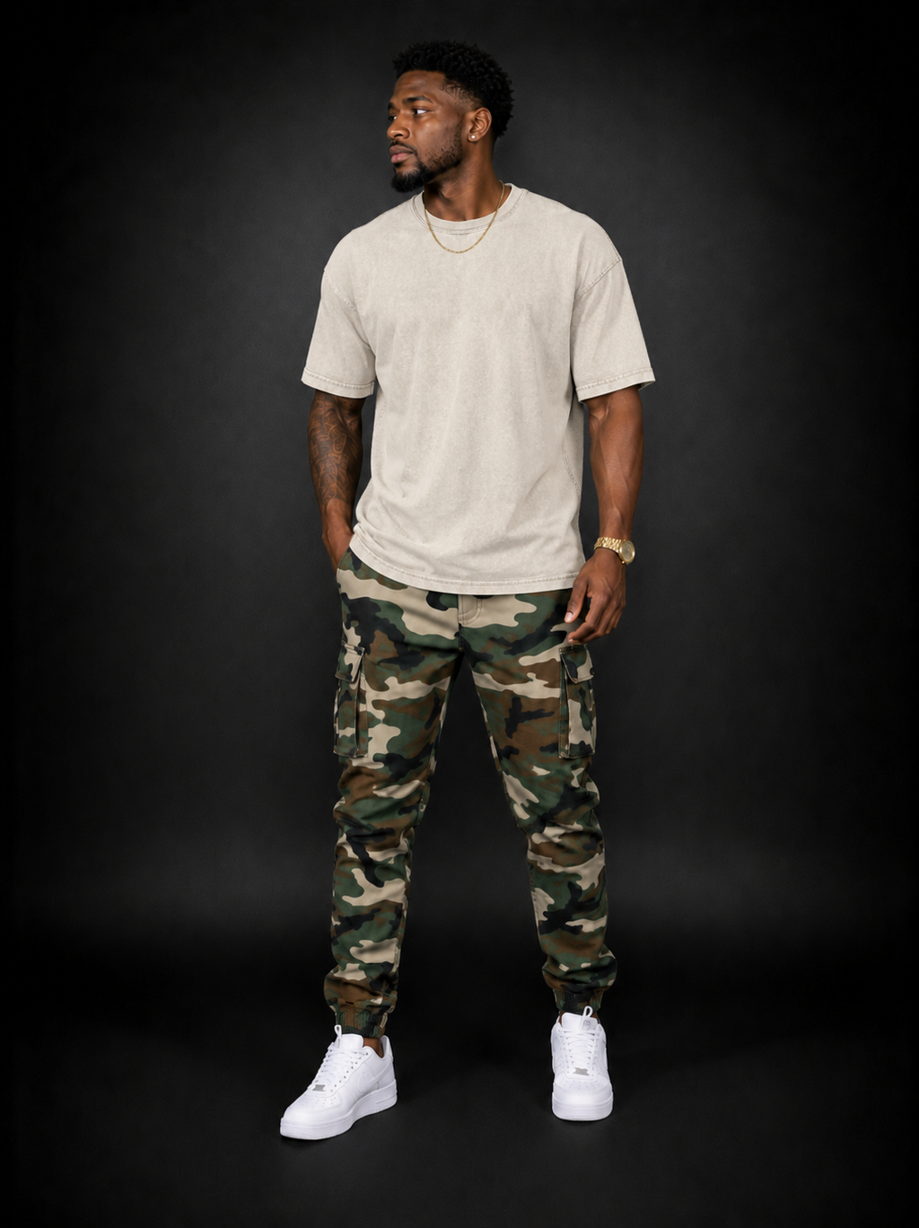 Men Acid Wash T-Shirt