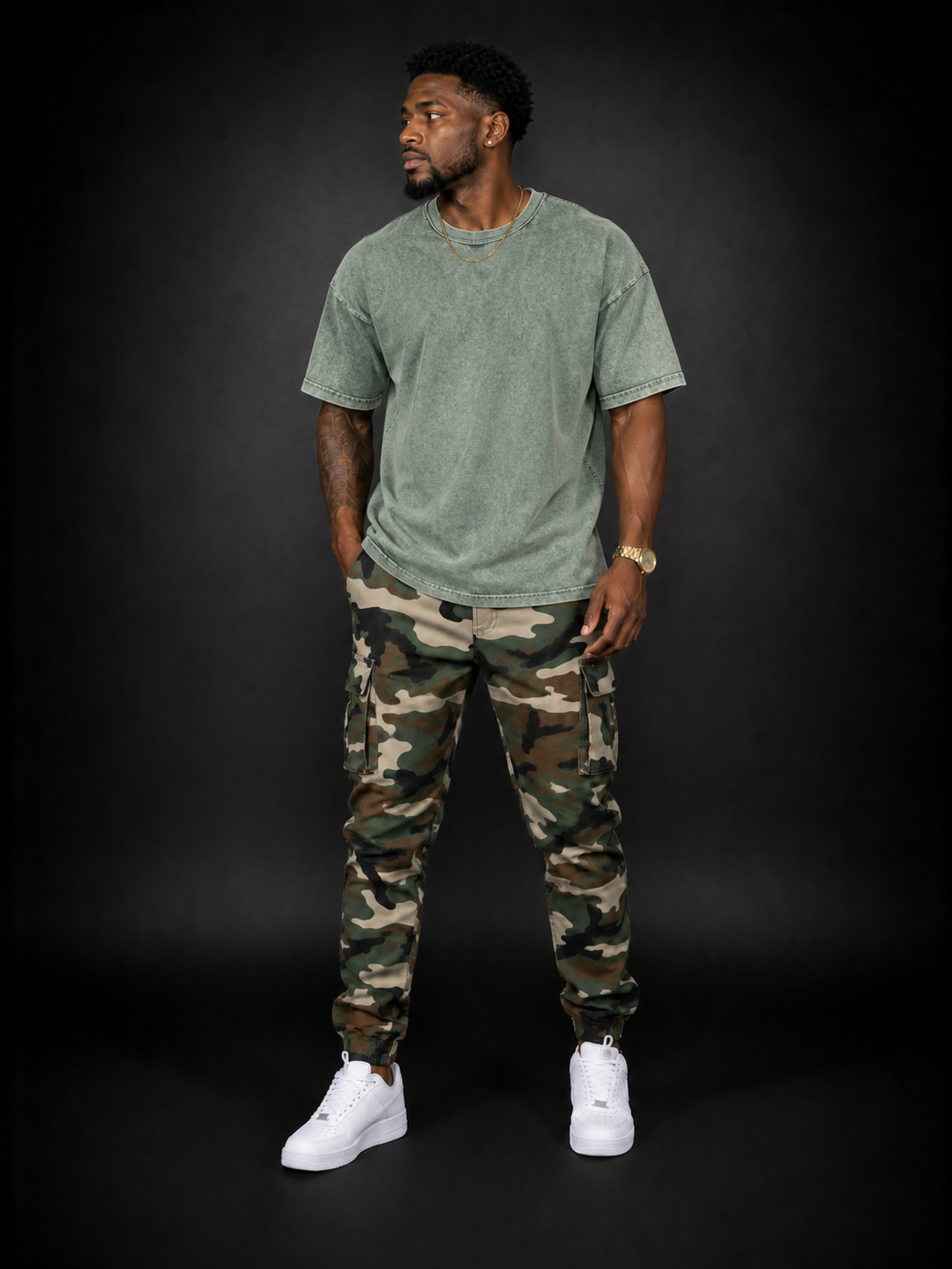 Men Acid Wash T-Shirt