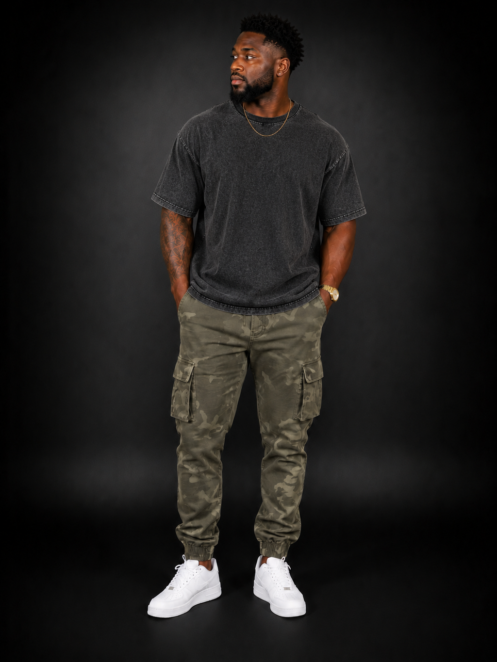 Men Acid Wash T-Shirt