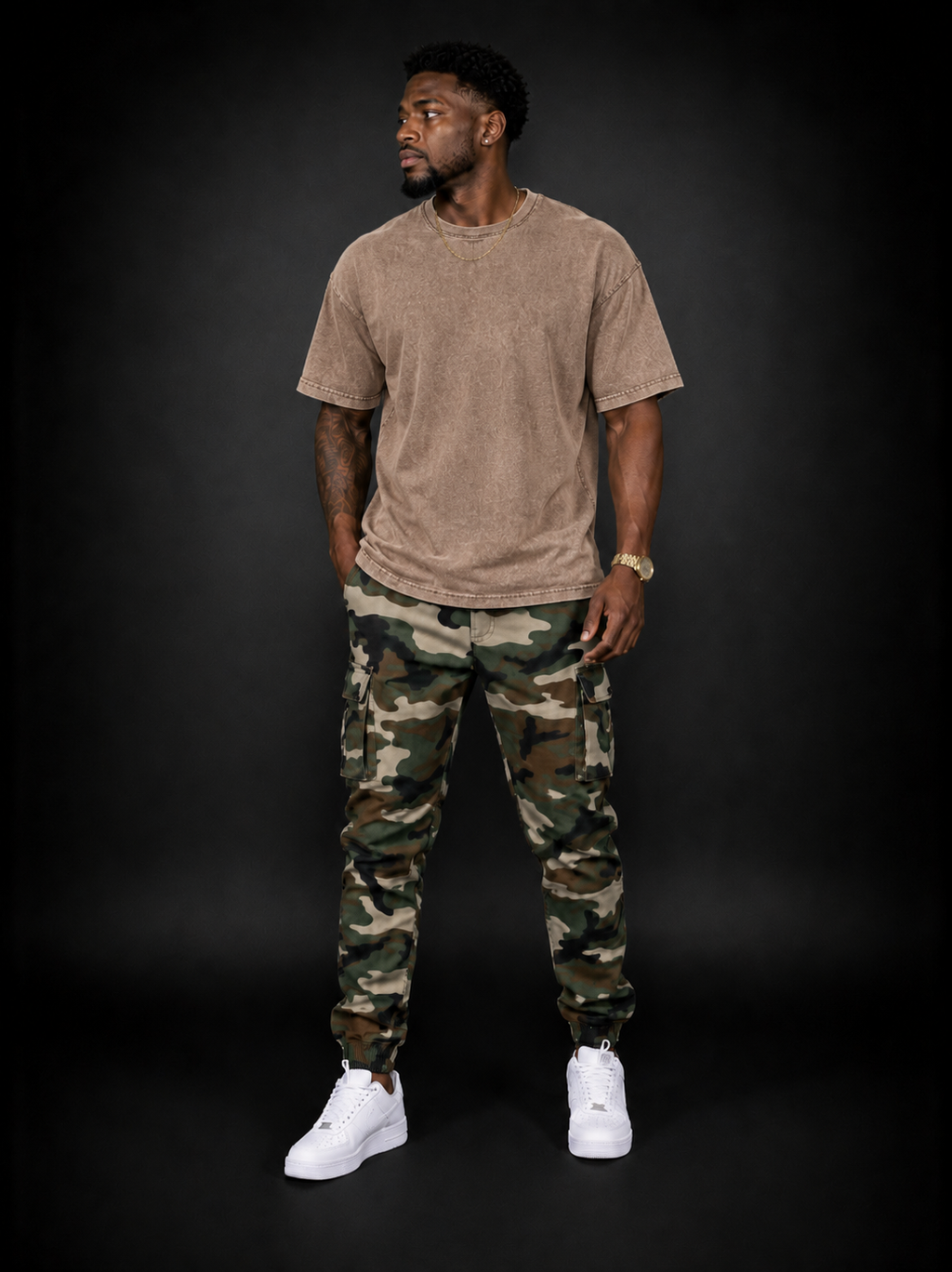 Men Acid Wash T-Shirt