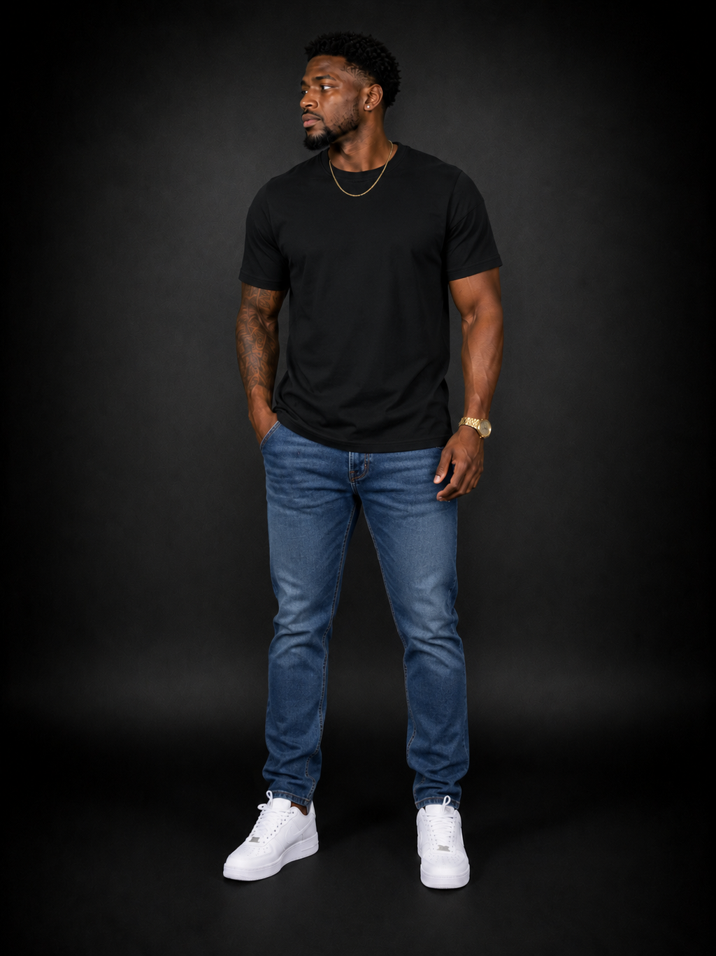 Men Short Sleeve Crew Neck T-Shirt