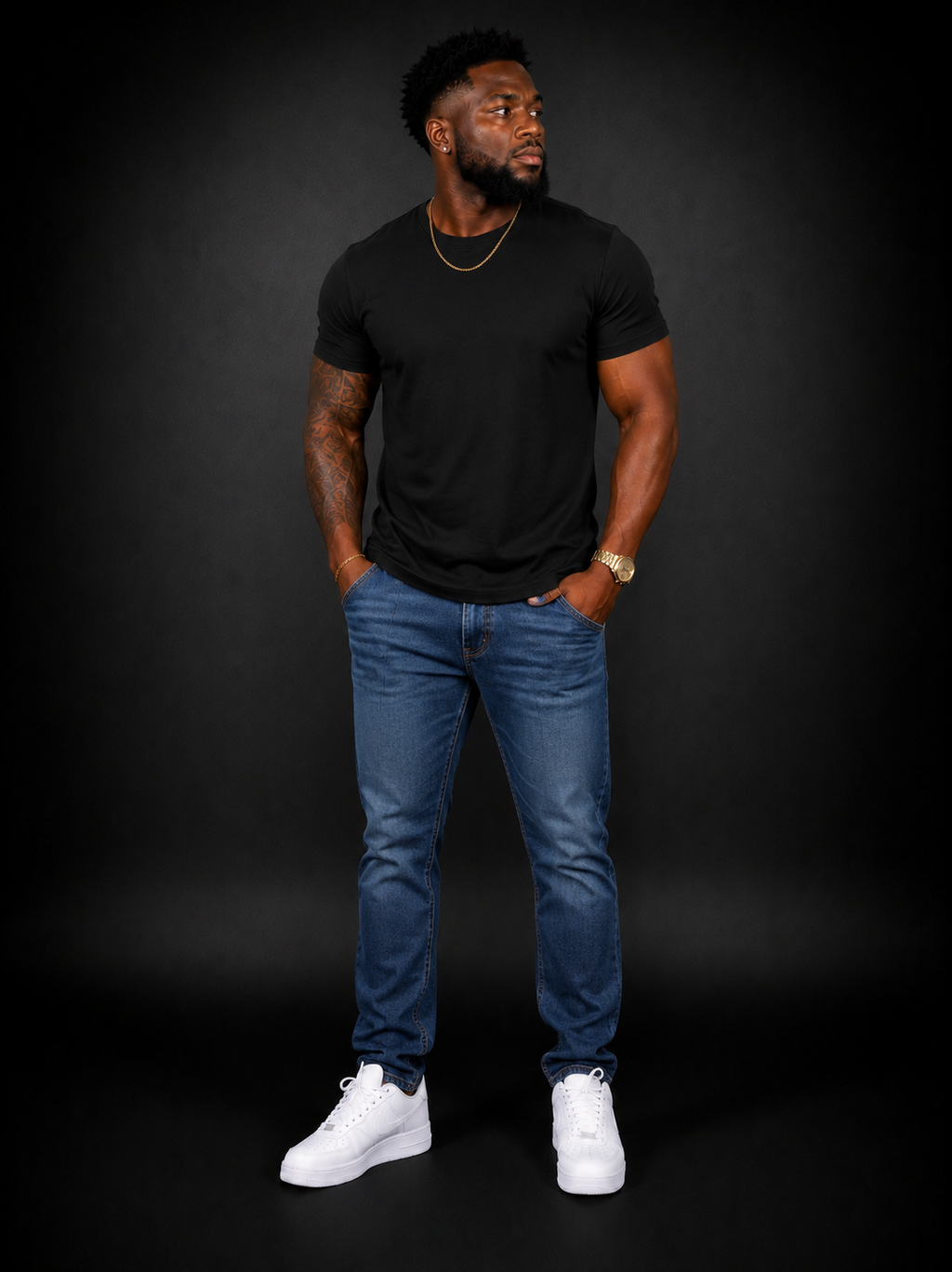 Men Short Sleeve Crew Neck T-Shirt