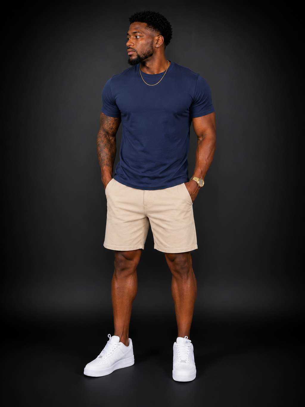 Men Short Sleeve Crew Neck T-Shirt