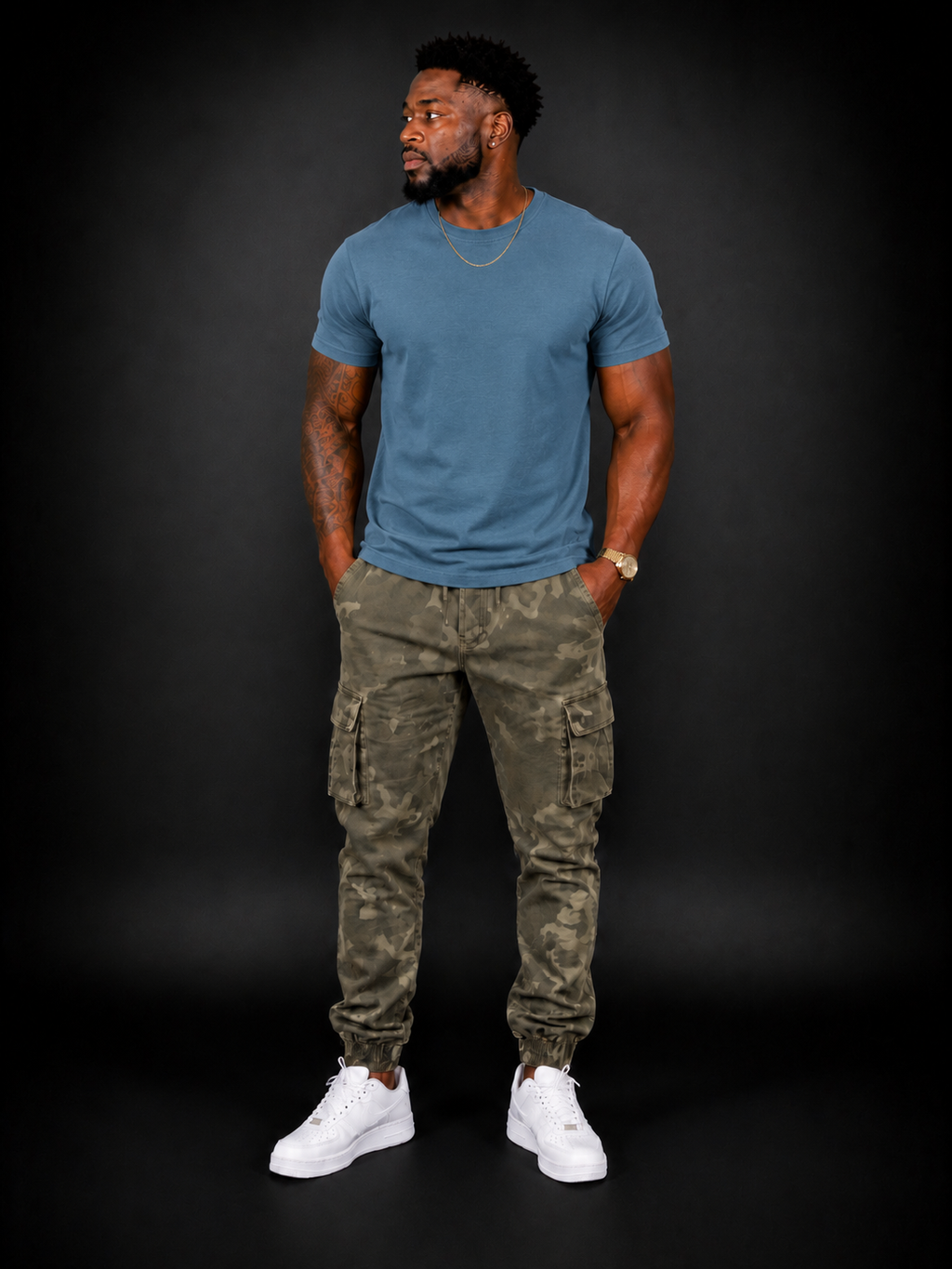 Men Short Sleeve Crew Neck T-Shirt