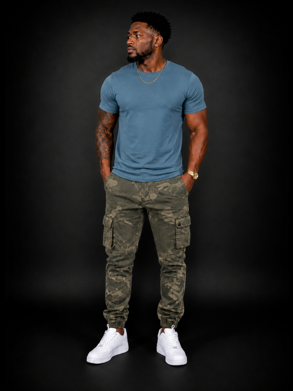 Men Short Sleeve Crew Neck T-Shirt