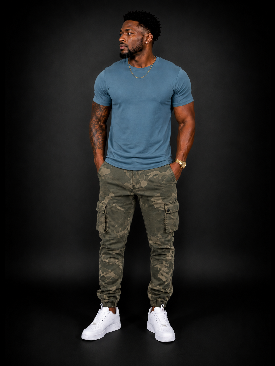 Men Short Sleeve Crew Neck T-Shirt