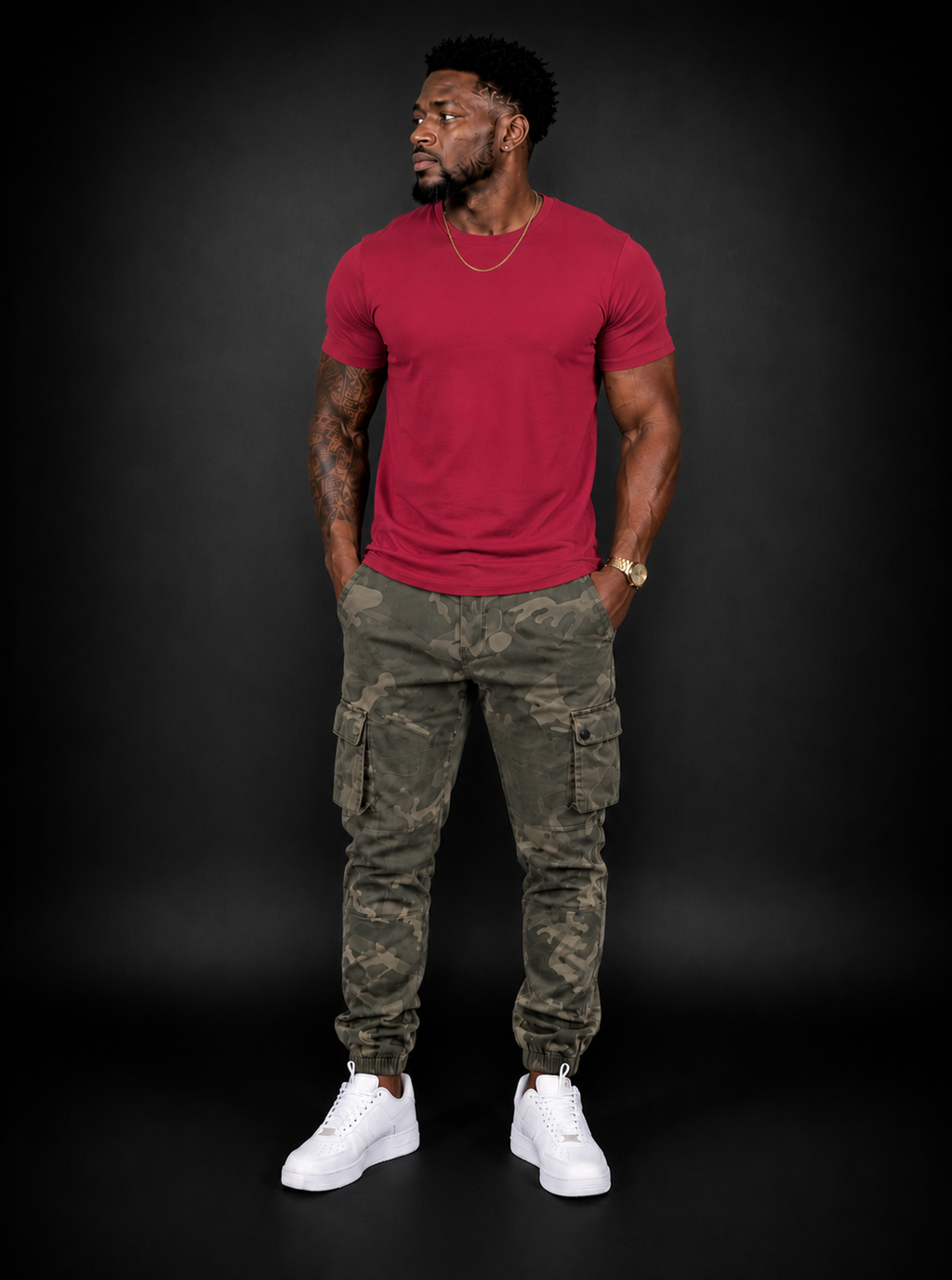 Men Short Sleeve Crew Neck T-Shirt