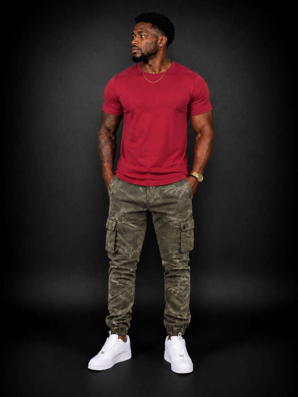 Men Short Sleeve Crew Neck T-Shirt