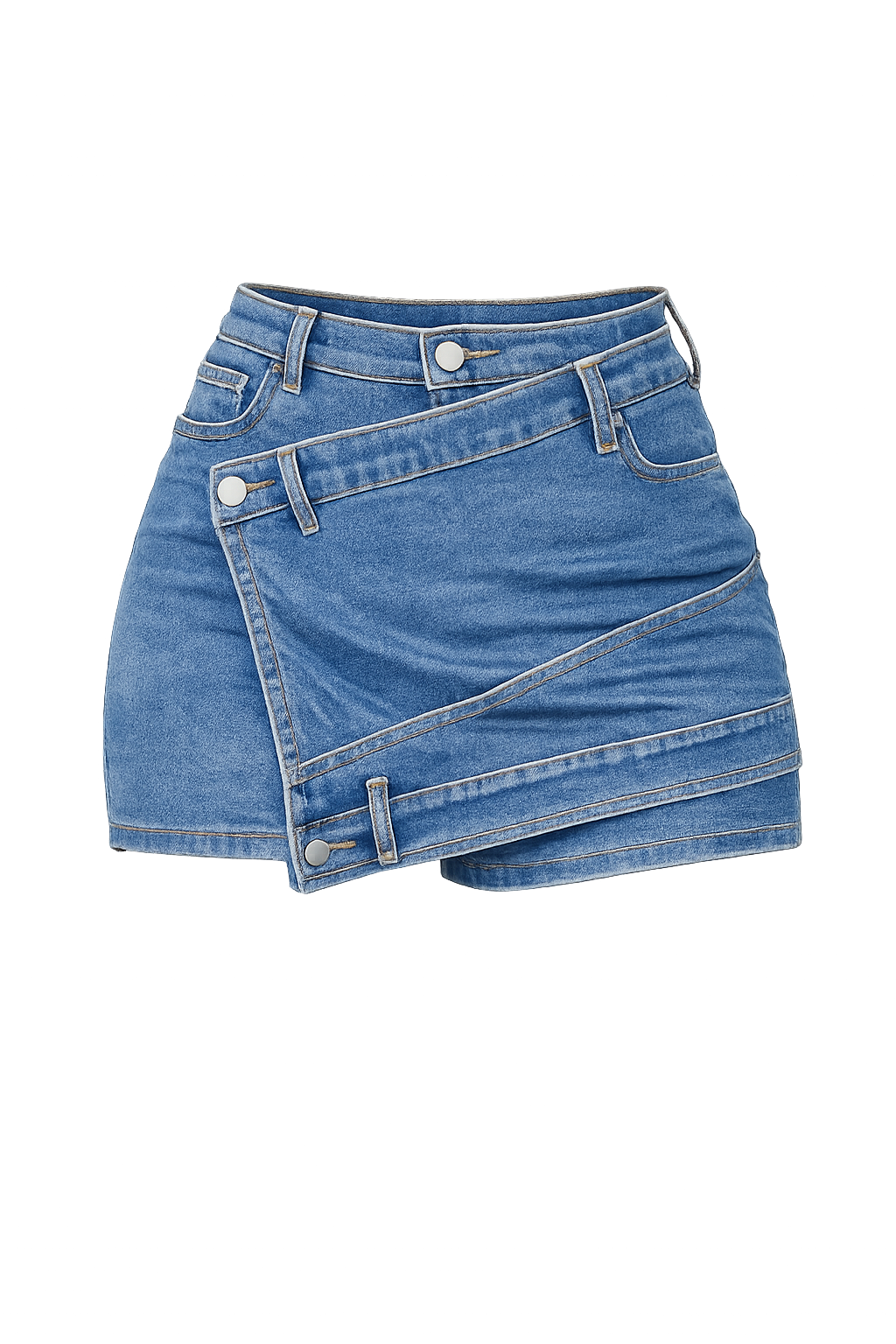 Denim Short Skort