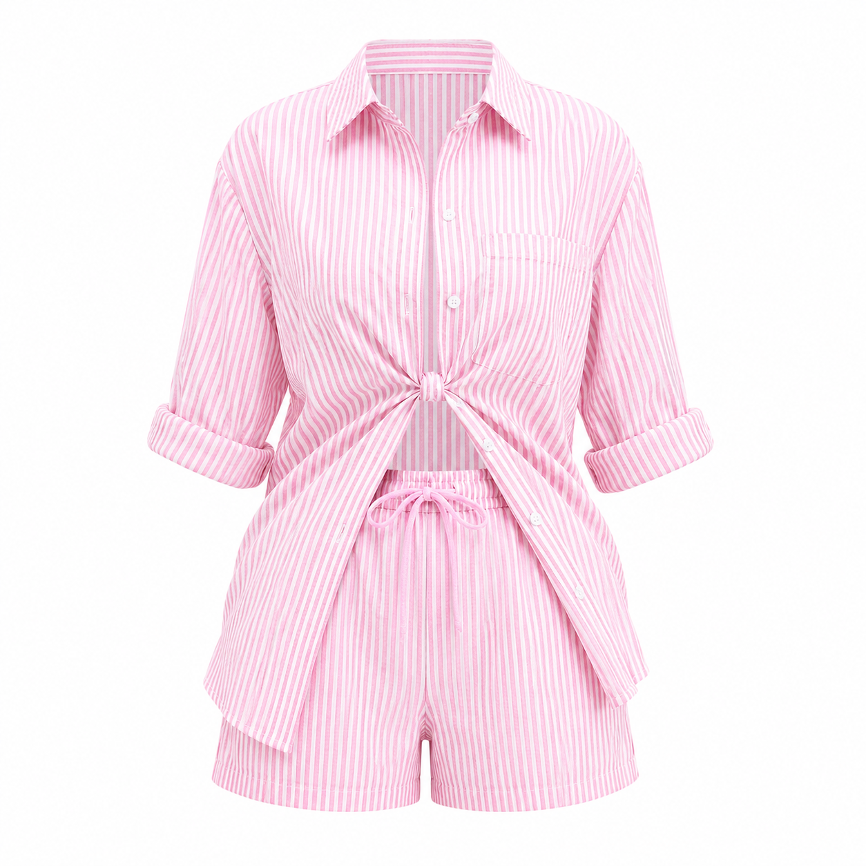 Striped two piece set
