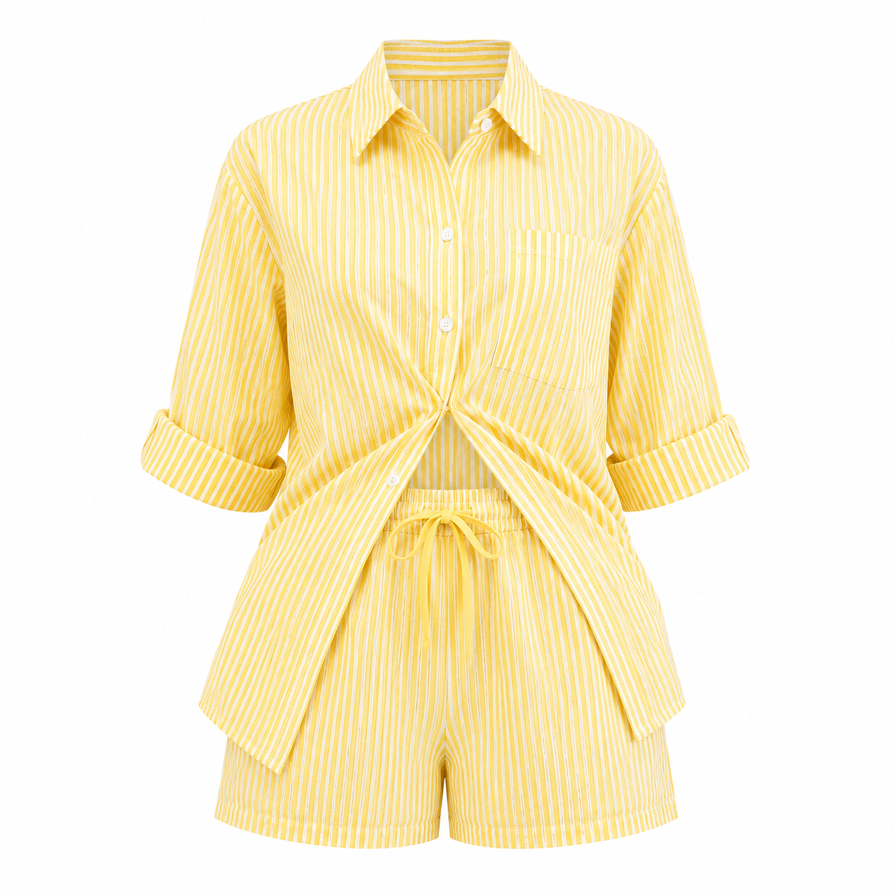 Striped two piece set
