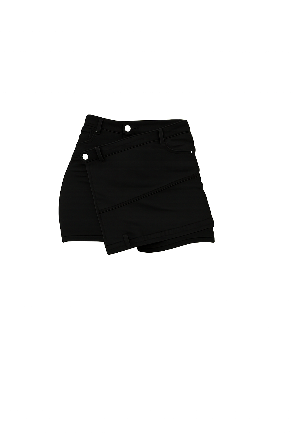 Denim Short Skort