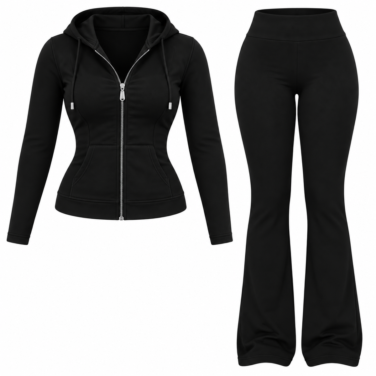 Zip-Up Hoodie Tracksuit