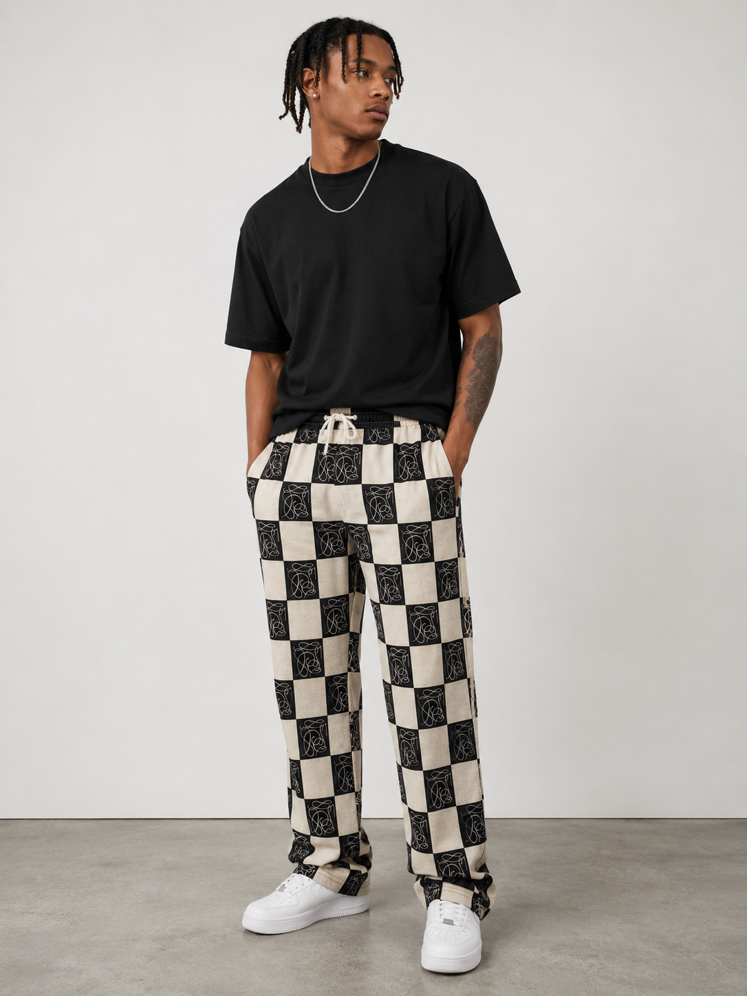 Checkered Sweatpants