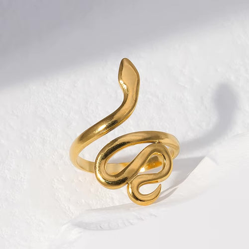 18K Gold Plated Open Adjustable Rings