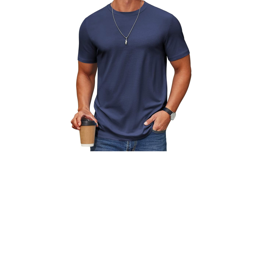 Men Short Sleeve Crew Neck T-Shirt