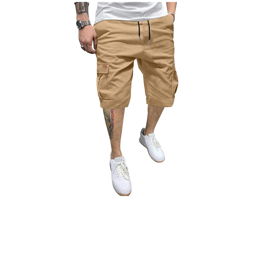 Men Drawstring Cargo
