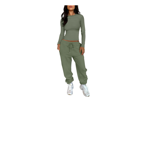 2 piece long sleeve jogger set