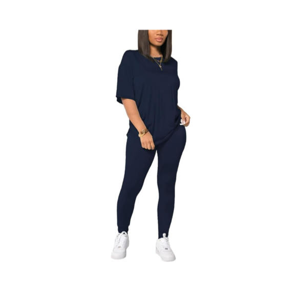 Two piece drop shoulder legging set