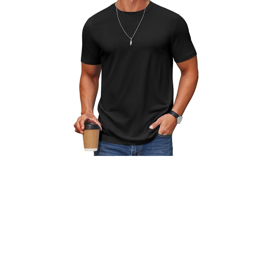 Men Short Sleeve Crew Neck T-Shirt