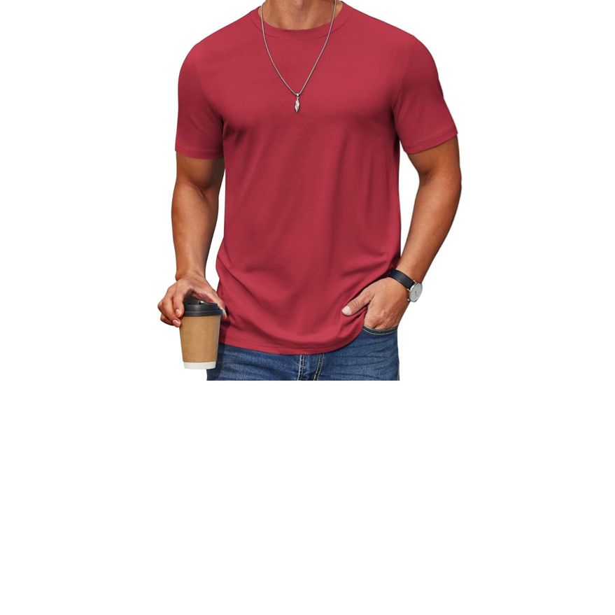 Men Short Sleeve Crew Neck T-Shirt