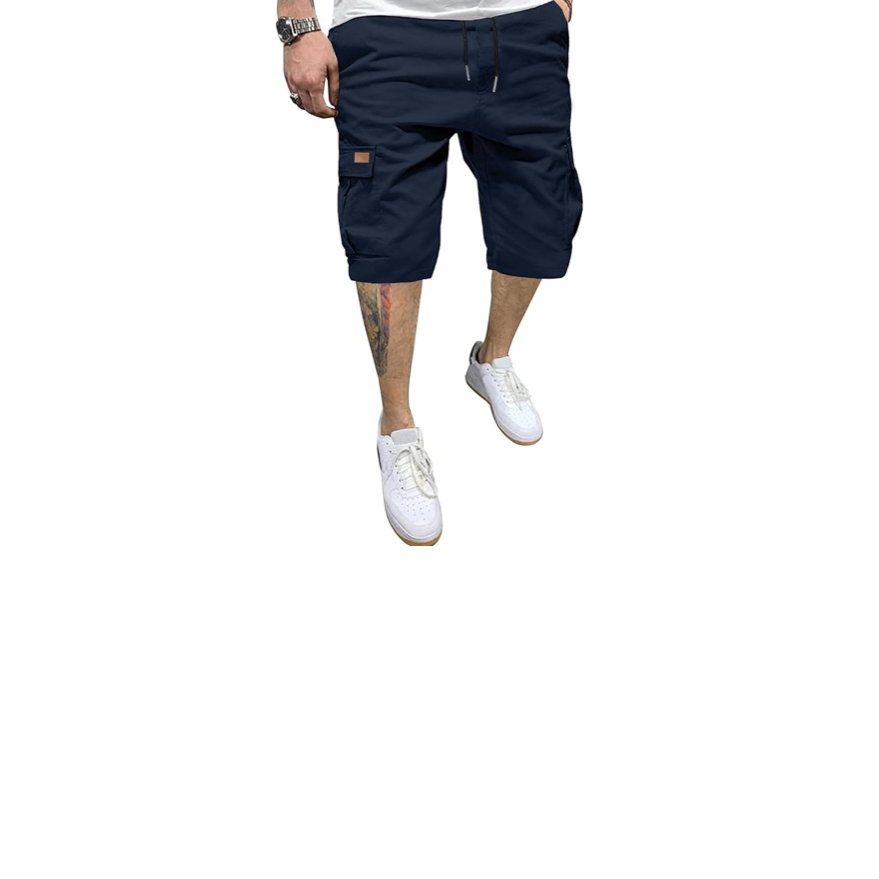 Men Drawstring Cargo