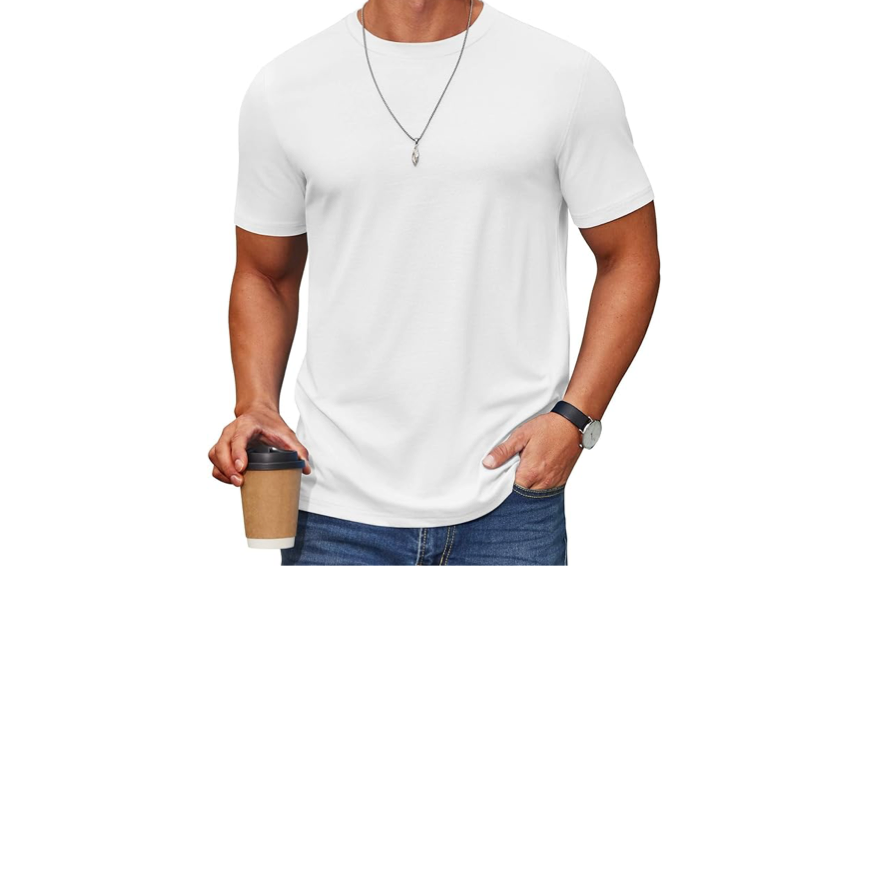 Men Short Sleeve Crew Neck T-Shirt