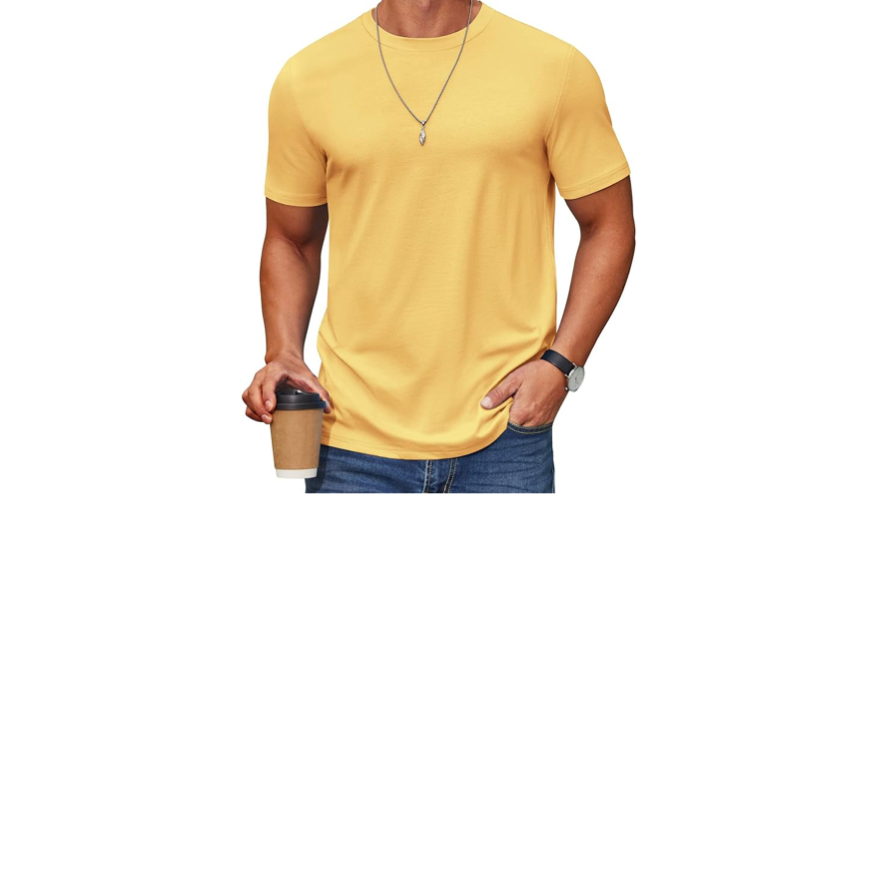 Men Short Sleeve Crew Neck T-Shirt