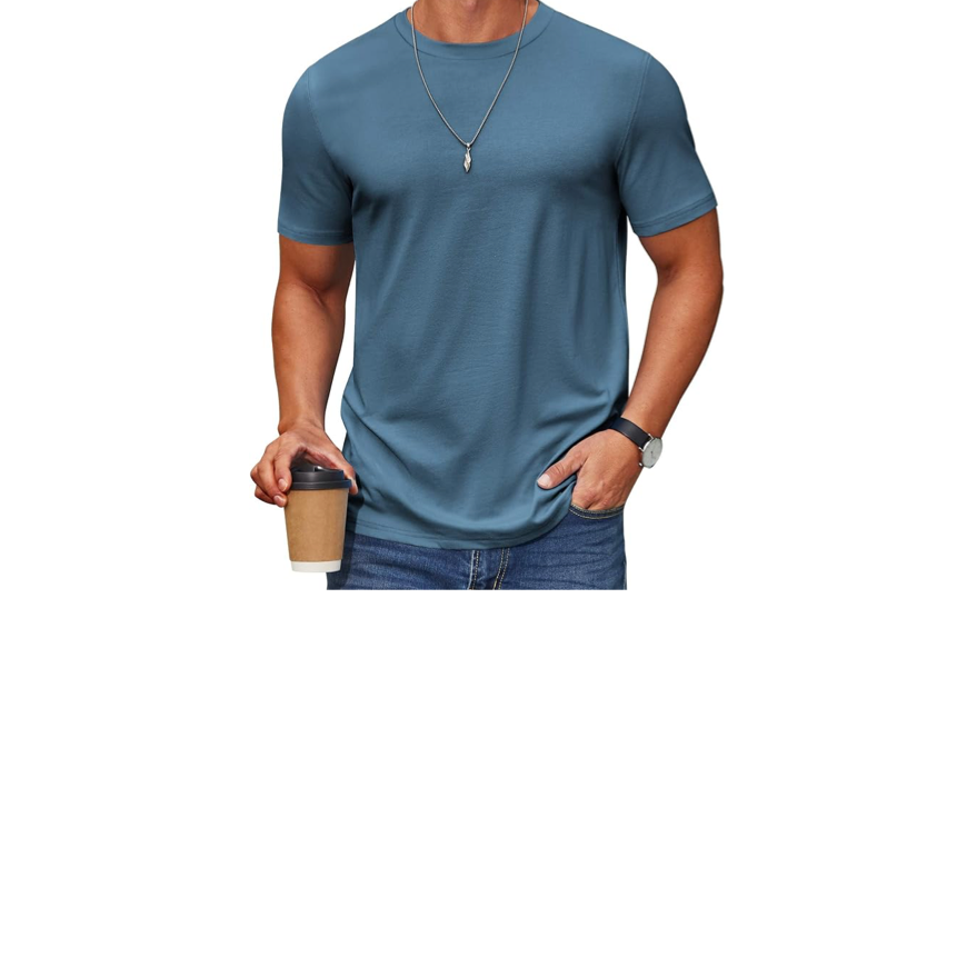 Men Short Sleeve Crew Neck T-Shirt