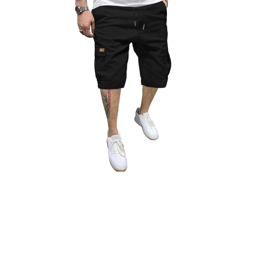 Men Drawstring Cargo