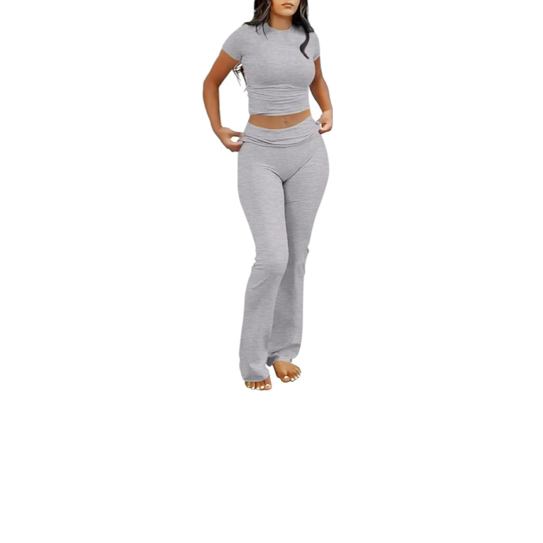 Two Piece Fold Over Legging Set